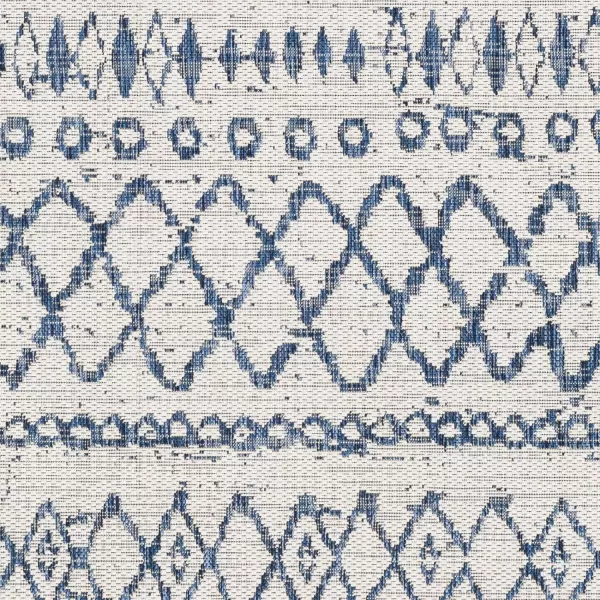 Artistic Weavers Sasha Bohemian Outdoor Area Rug 53 x 77 BlackNavy 53 x 77