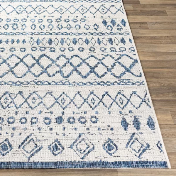 Artistic Weavers Sasha Bohemian Outdoor Area Rug 53 x 77 BlackNavy 53 x 77