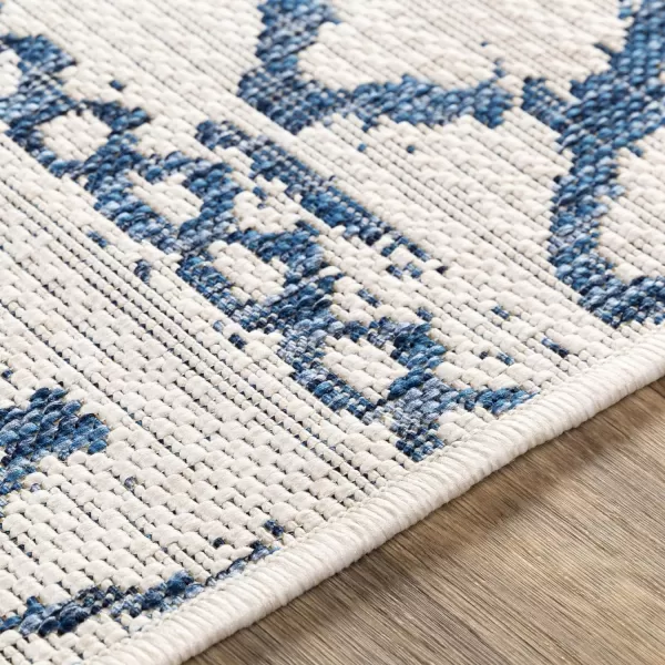 Artistic Weavers Sasha Bohemian Outdoor Area Rug 53 x 77 BlackNavy 53 x 77