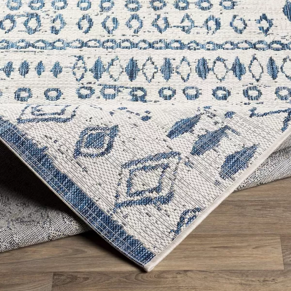 Artistic Weavers Sasha Bohemian Outdoor Area Rug 53 x 77 BlackNavy 53 x 77