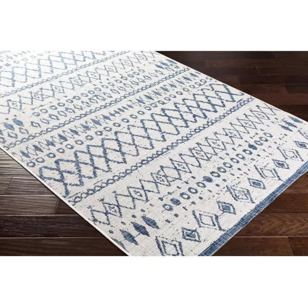 Artistic Weavers Sasha Bohemian Outdoor Area Rug 53 x 77 BlackNavy 53 x 77