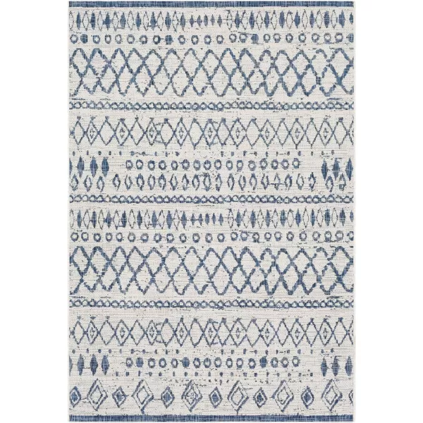 Artistic Weavers Sasha Bohemian Outdoor Area Rug 53 x 77 BlackNavy 53 x 77