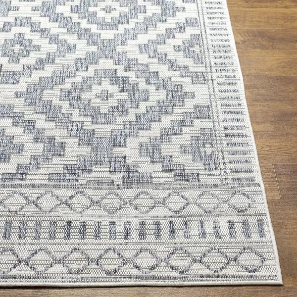 Artistic Weavers Sawyer Boho Diamond Outdoor Area Rug 53 x 7 BlueArtistic Weavers Sawyer Boho Diamond Outdoor Area Rug 53 x 7 Blue