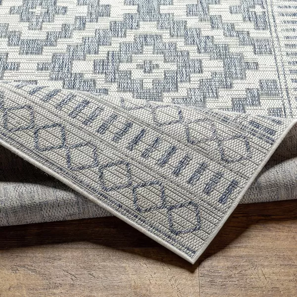 Artistic Weavers Sawyer Boho Diamond Outdoor Area Rug 53 x 7 BlueArtistic Weavers Sawyer Boho Diamond Outdoor Area Rug 53 x 7 Blue