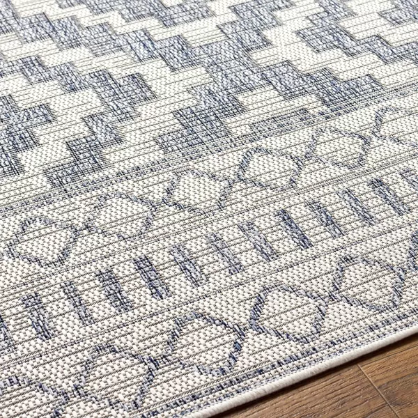 Artistic Weavers Sawyer Boho Diamond Outdoor Area Rug 53 x 7 BlueArtistic Weavers Sawyer Boho Diamond Outdoor Area Rug 53 x 7 Blue