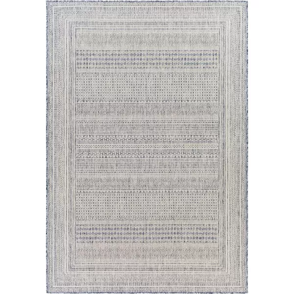 Artistic Weavers Sawyer Boho Diamond Outdoor Area Rug 53 x 7 TaupeBlueArtistic Weavers Sawyer Boho Diamond Outdoor Area Rug 53 x 7 TaupeBlue