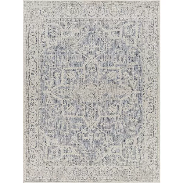 Artistic Weavers Sawyer Boho Medallion Outdoor Area Rug 53 x 7 TaupeBlueArtistic Weavers Sawyer Boho Medallion Outdoor Area Rug 53 x 7 TaupeBlue