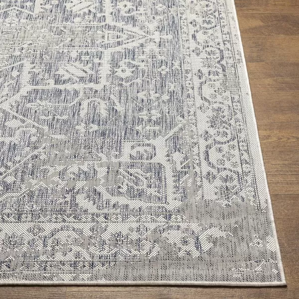 Artistic Weavers Sawyer Boho Medallion Outdoor Area Rug 53 x 7 TaupeBlueArtistic Weavers Sawyer Boho Medallion Outdoor Area Rug 53 x 7 TaupeBlue