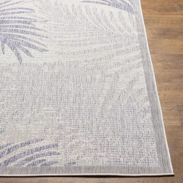 Artistic Weavers Sawyer Coastal Palm Outdoor Area Rug 53 x 7 TaupeKhaki53 x 7 CreamBlue