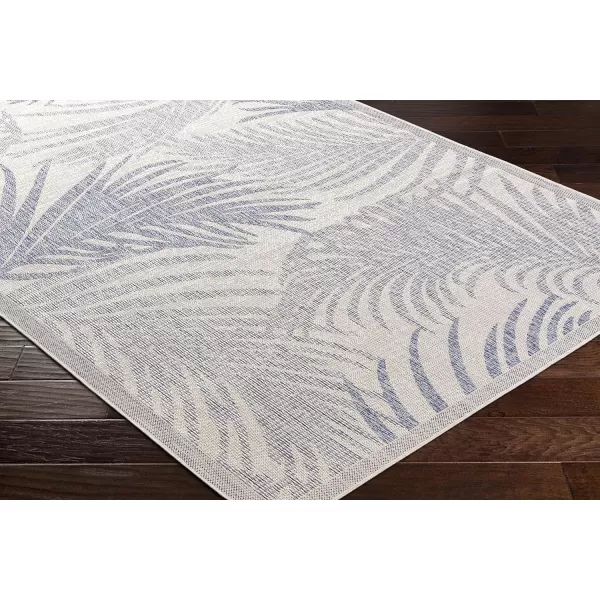 Artistic Weavers Sawyer Coastal Palm Outdoor Area Rug 53 x 7 TaupeKhaki53 x 7 CreamBlue