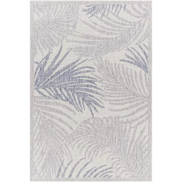 Artistic Weavers Sawyer Coastal Palm Outdoor Area Rug 53 x 7 TaupeKhaki53 x 7 CreamBlue