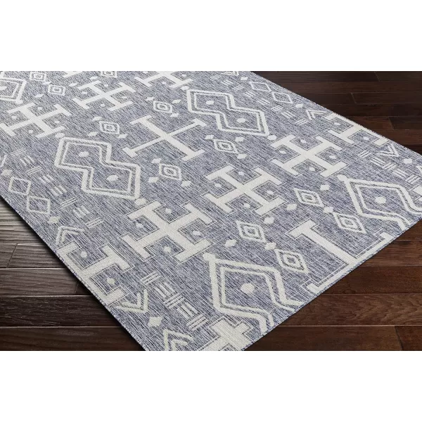 Artistic Weavers Sawyer Diamond Boho Outdoor Area Rug 53 x 7 BlueArtistic Weavers Sawyer Diamond Boho Outdoor Area Rug 53 x 7 Blue