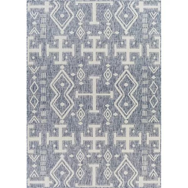 Artistic Weavers Sawyer Diamond Boho Outdoor Area Rug 53 x 7 BlueArtistic Weavers Sawyer Diamond Boho Outdoor Area Rug 53 x 7 Blue