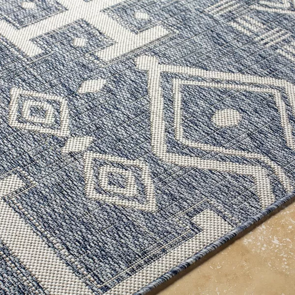 Artistic Weavers Sawyer Diamond Boho Outdoor Area Rug 53 x 7 BlueArtistic Weavers Sawyer Diamond Boho Outdoor Area Rug 53 x 7 Blue