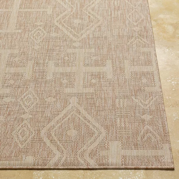 Artistic Weavers Sawyer Diamond Boho Outdoor Area Rug 53 x 7 KhakiArtistic Weavers Sawyer Diamond Boho Outdoor Area Rug 53 x 7 Khaki