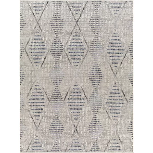 Artistic Weavers Sawyer Geometric Tribal Outdoor Area Rug 53 x 7 TaupeBlueArtistic Weavers Sawyer Geometric Tribal Outdoor Area Rug 53 x 7 TaupeBlue