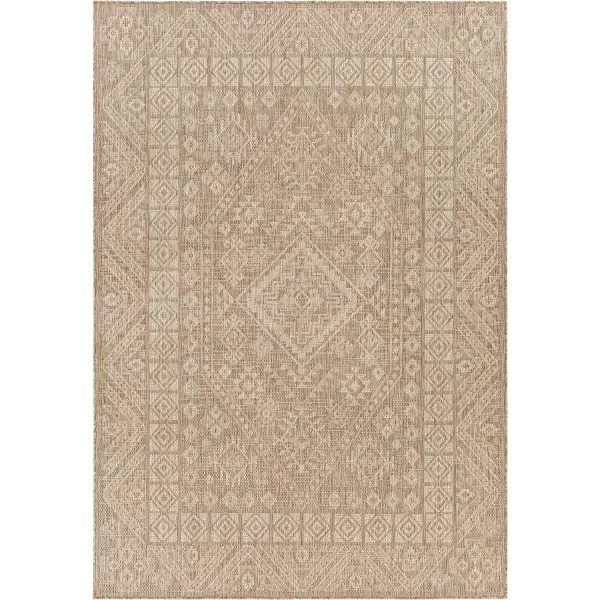 Artistic Weavers Sawyer Global Boho Medallion Outdoor Area Rug 53 x 7 Khaki53 x 7 Khaki