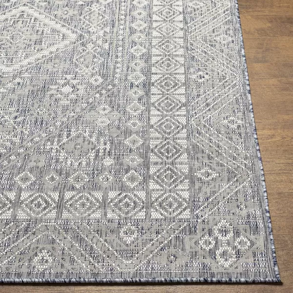 Artistic Weavers Sawyer Global Boho Medallion Outdoor Area Rug 53 x 7 Khaki67 x 9 Blue