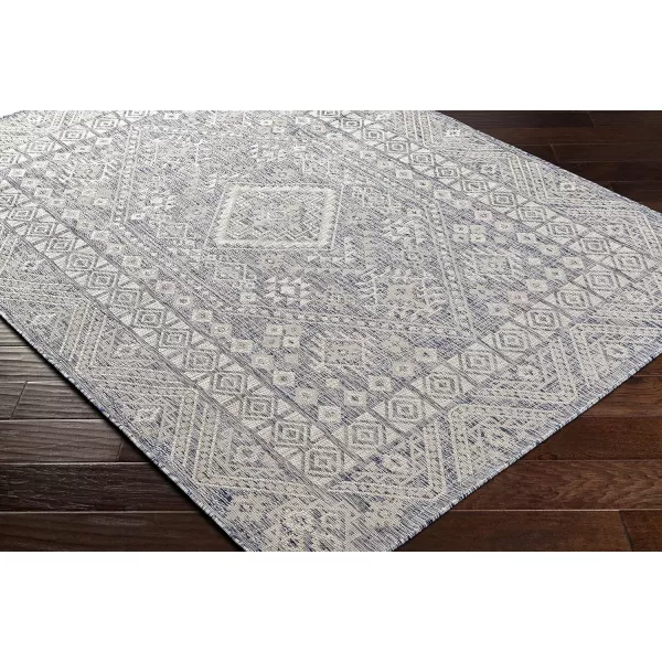 Artistic Weavers Sawyer Global Boho Medallion Outdoor Area Rug 53 x 7 Khaki67 x 9 Blue