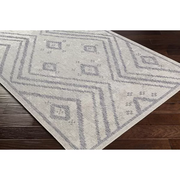 Artistic Weavers Sawyer Global Diamond Chevron Outdoor Area Rug 53 x 7 TaupeBlueArtistic Weavers Sawyer Global Diamond Chevron Outdoor Area Rug 53 x 7 TaupeBlue