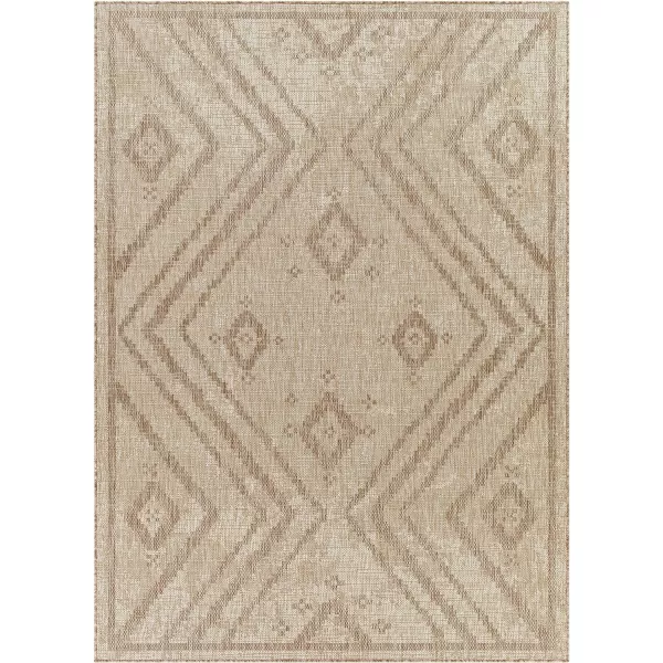 Artistic Weavers Sawyer Global Diamond Chevron Outdoor Area Rug 53 x 7 TaupeKhakiArtistic Weavers Sawyer Global Diamond Chevron Outdoor Area Rug 53 x 7 TaupeKhaki