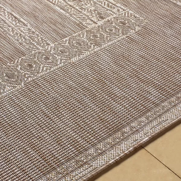 Artistic Weavers Sawyer Global Geometric Stripe Outdoor Area Rug 53 x 7 TaupeArtistic Weavers Sawyer Global Geometric Stripe Outdoor Area Rug 53 x 7 Taupe