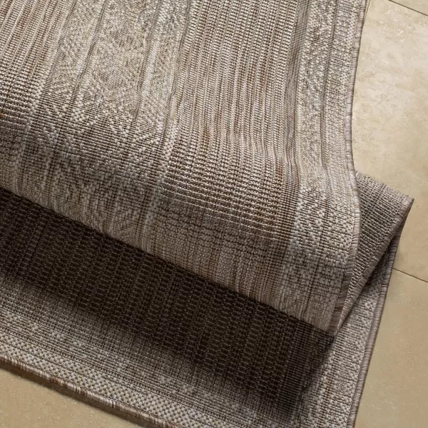 Artistic Weavers Sawyer Global Geometric Stripe Outdoor Area Rug 53 x 7 TaupeArtistic Weavers Sawyer Global Geometric Stripe Outdoor Area Rug 53 x 7 Taupe