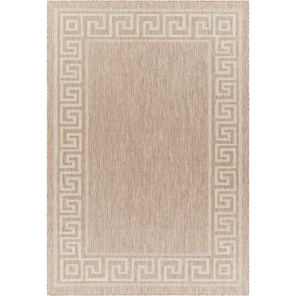 Artistic Weavers Sawyer Greek Border Outdoor Rug 53 x 7 CamelArtistic Weavers Sawyer Greek Border Outdoor Rug 53 x 7 Camel