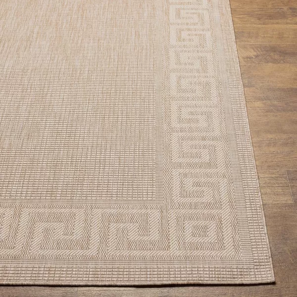 Artistic Weavers Sawyer Greek Border Outdoor Rug 53 x 7 CamelArtistic Weavers Sawyer Greek Border Outdoor Rug 53 x 7 Camel