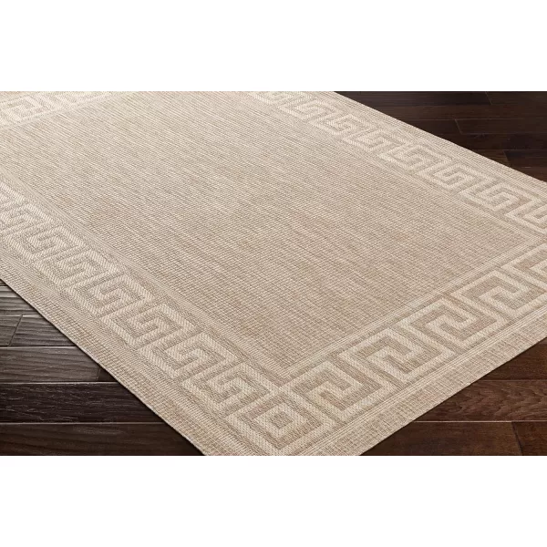 Artistic Weavers Sawyer Greek Border Outdoor Rug 53 x 7 CamelArtistic Weavers Sawyer Greek Border Outdoor Rug 53 x 7 Camel