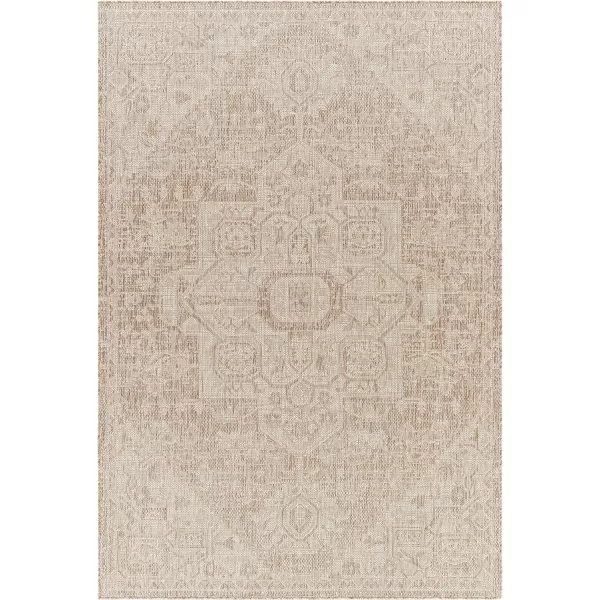 Artistic Weavers Sawyer Vintage Medallion Outdoor Area Rug 53 x 7 BrownArtistic Weavers Sawyer Vintage Medallion Outdoor Area Rug 53 x 7 Brown