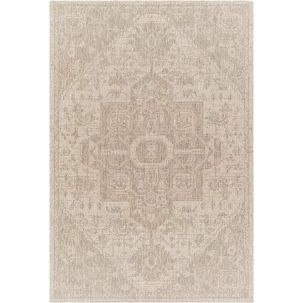 Artistic Weavers Sawyer Vintage Medallion Outdoor Area Rug 53 x 7 TanArtistic Weavers Sawyer Vintage Medallion Outdoor Area Rug 53 x 7 Tan