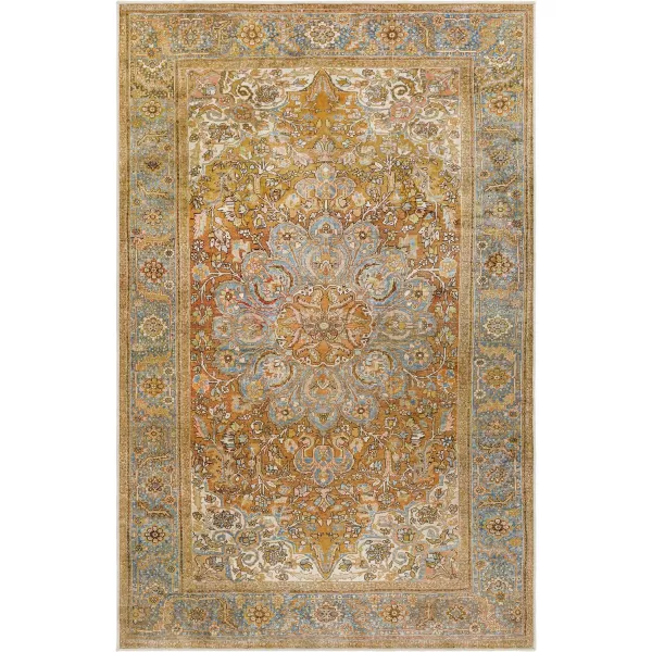 Artistic Weavers Seraphina Oriental Washable Area Rug 5 x 76 Brown2 x 3 Brown