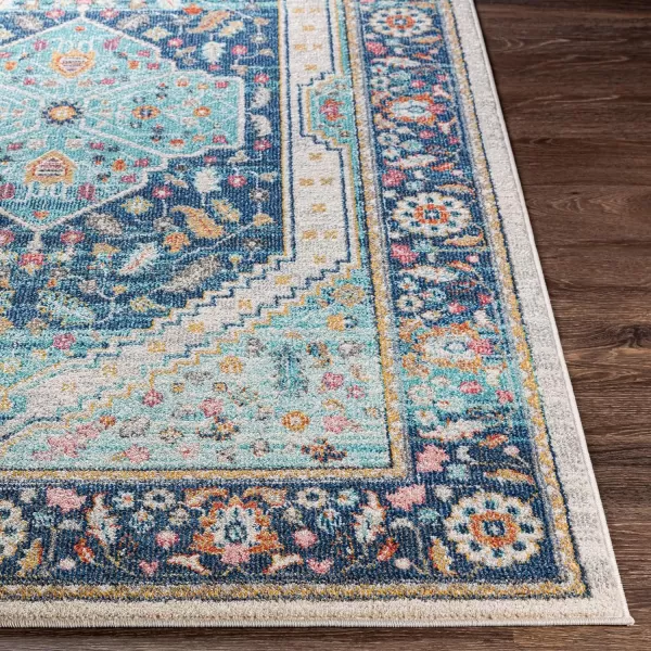 Artistic Weavers Serapi Vintage Oriental Area Rug53 x 73Blue2 x 211