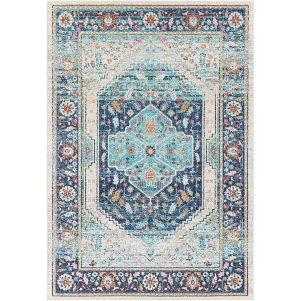 Artistic Weavers Serapi Vintage Oriental Area Rug53 x 73Blue2 x 211