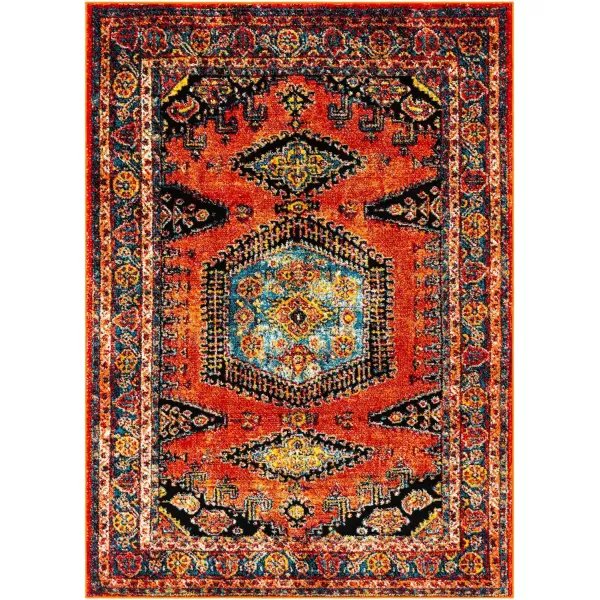 Artistic Weavers Serapi Vintage Oriental Area Rug53 x 73Orange2 x 211