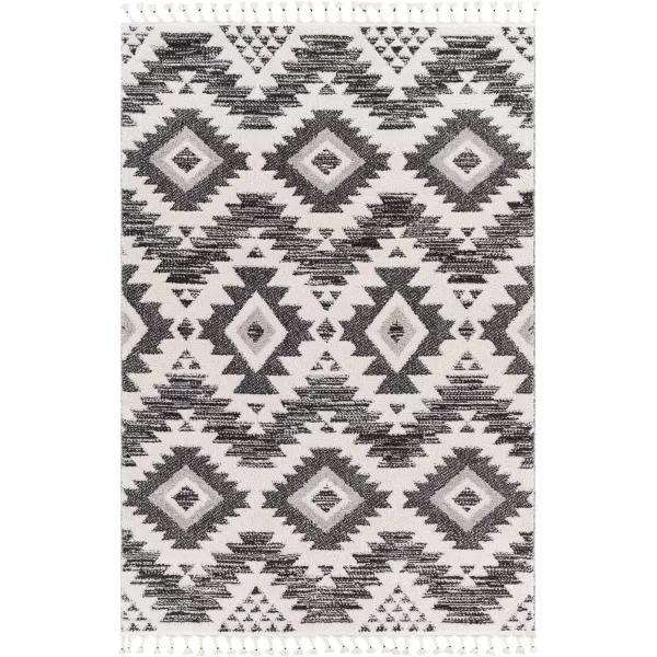 Artistic Weavers Serge Geometric Transitional Area Rug 2 x 3 BlackCream2 x 3