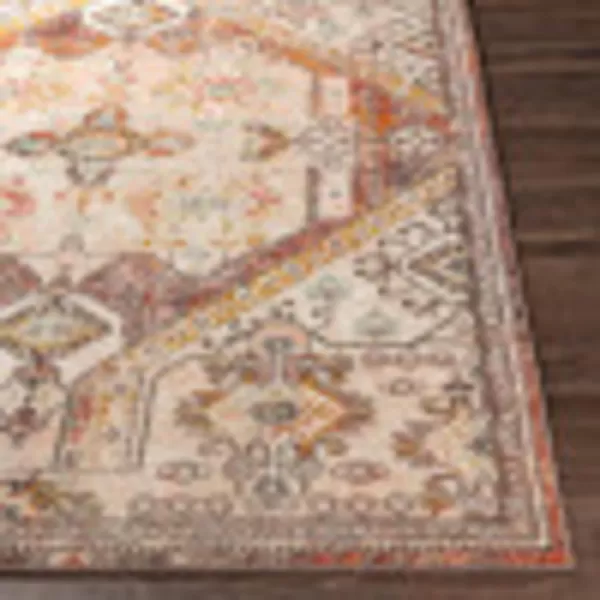 Artistic Weavers Shami AquaBurnt Orange Area Rug 710 x 1037 ft 10 in x 10 ft 3 in Burnt Orange