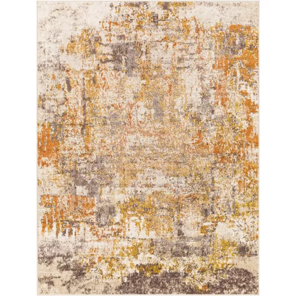 Artistic Weavers Shweta Abstract Shag Area Rug 52 x 7 Medium BrownRust67 x 9 Medium Brown Rust