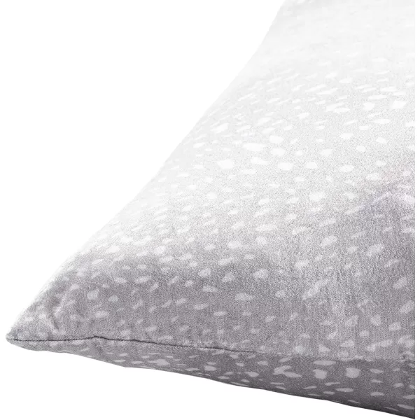 Artistic Weavers Snowkat Pillow 18 x 18 Light GrayLight Gray Cream 20H x 20W Down Insert