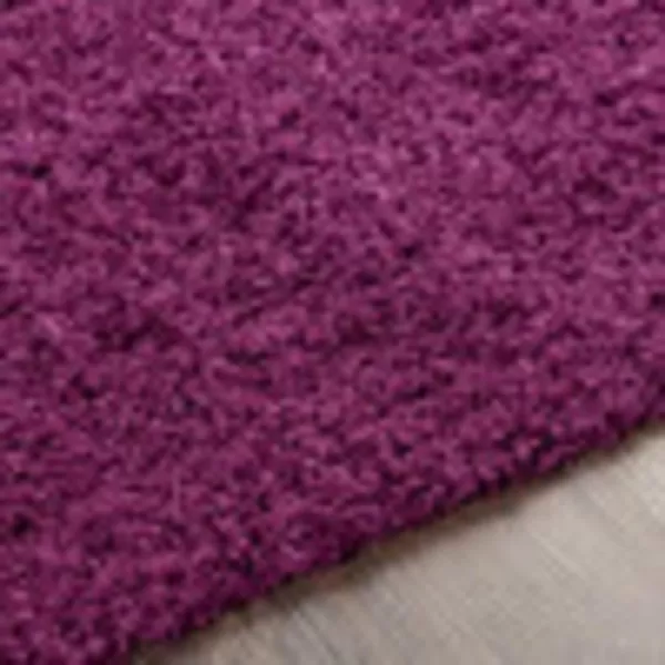 Artistic Weavers Solid Plush Blissful Shag Area Rug 710 x 10 Cream67 x 9 Dark Purple