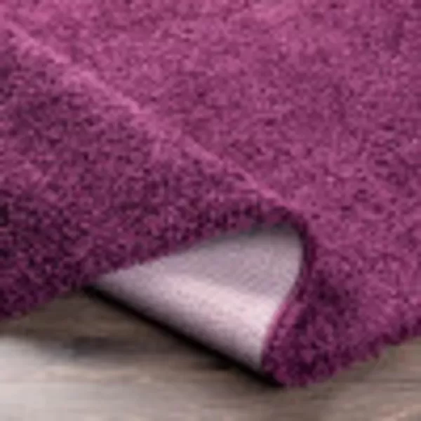 Artistic Weavers Solid Plush Blissful Shag Area Rug 710 x 10 Cream67 x 9 Dark Purple