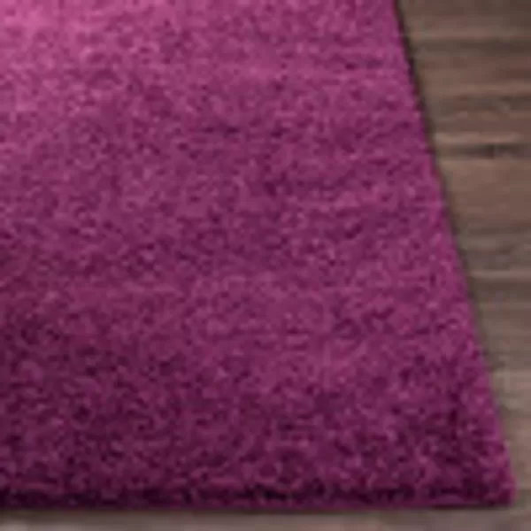 Artistic Weavers Solid Plush Blissful Shag Area Rug 710 x 10 Cream67 x 9 Dark Purple