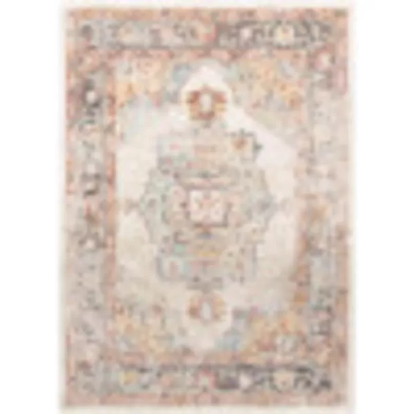 Artistic Weavers Solk Vintage Medallion Area Rug53 RoundKhaki27 x 73 Khaki