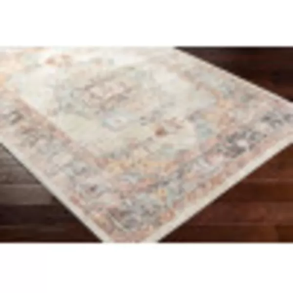 Artistic Weavers Solk Vintage Medallion Area Rug53 RoundKhaki27 x 73 Khaki