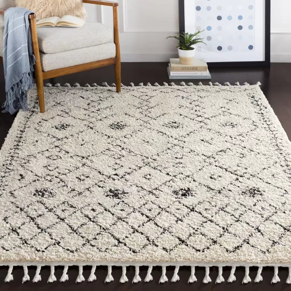 Artistic Weavers Spencer Area Rug 5 ft 3 in x 7 ft 3 in Charcoal2 ft x 2 ft 11 in Cream