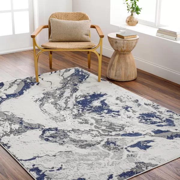 Artistic Weavers Sunrise Area Rug 53 x 7 BlueGray710 X 10 BlueGray