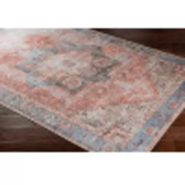 Artistic Weavers Suri Vintage Washable Area Rug 53 x 73 RustBlue2 x 211 RustBlue