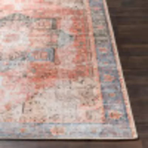 Artistic Weavers Suri Vintage Washable Area Rug 53 x 73 RustBlue2 x 211 RustBlue