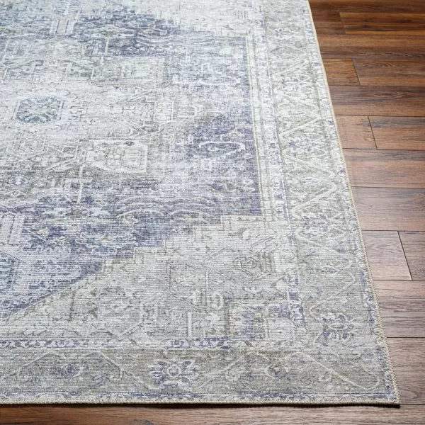 Artistic Weavers Suri Vintage Washable Area Rug 53 x 73 RustBlue810 x 12 Denim